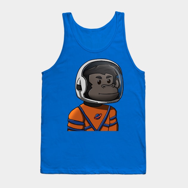 astronout ape Tank Top by oim_nw